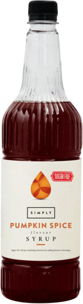 Simply Sugar Free Pumpkin Spice Syrup - Coffee Supplies