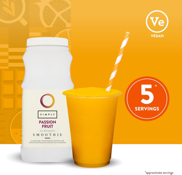 Passionfruit Smoothie - 1 Ltr - Coffee Supplies