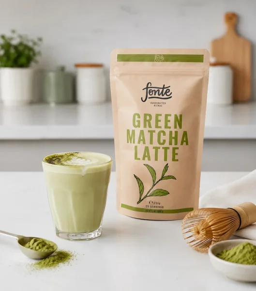 FONTE Green Matcha Superfood Latte Powder 250g - Coffee Supplies