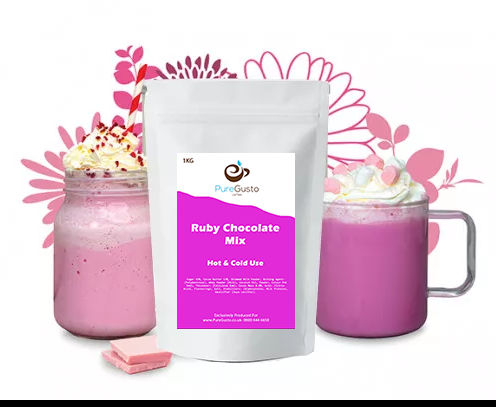 Simply Pink Ruby Style Chocolate Powder 1KG - Coffee Supplies