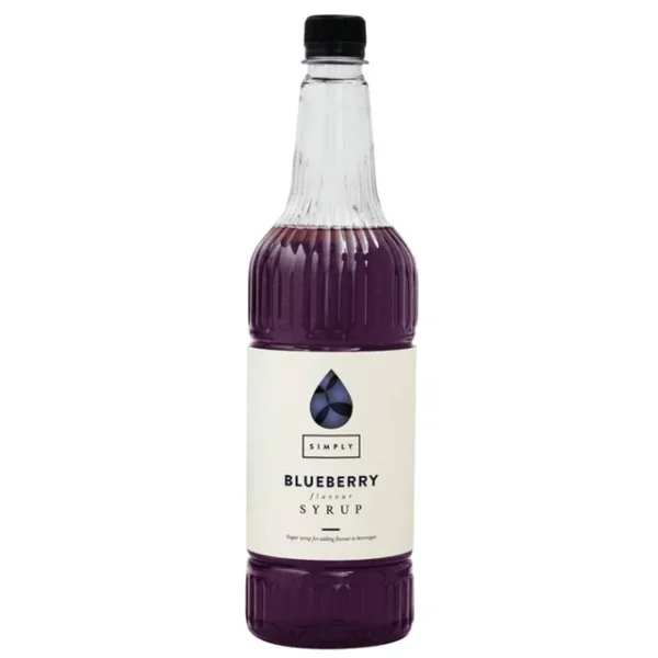 Simply Blueberry Syrup - 1 Litre - Coffee Supplies