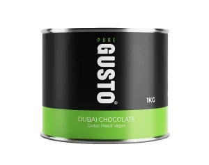 GUSTO Dubai Style Chocolate Tins 1KG - Coffee Supplies