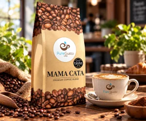 PureGusto MAMA CATA - Great Taste Award - Coffee Beans 6 x 1 KG - Coffee Supplies