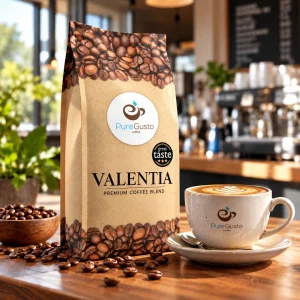PureGusto Valentia - 3 Star Great Taste Award Coffee - 6 x 1 KG Coffee Supplies