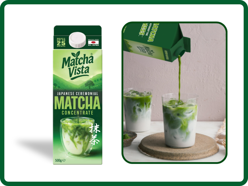 Liquid Rasa Macha Matcha Vista Japanese Ceremonial Matcha Liquid Concentrate 500ml ...