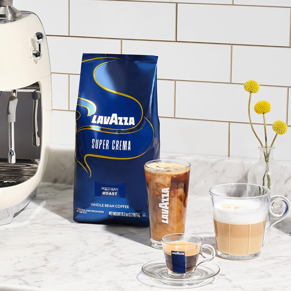 Lavazza Super Crema Coffee Beans 6 X 1 KG Coffee Supplies