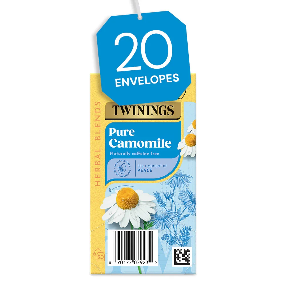 Twinings Pure Camomile Infusion  20 Envelope Tea Bags - Coffee Supplies