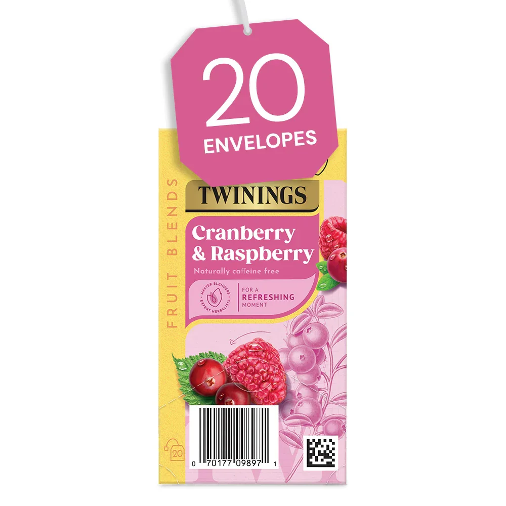 Twinings Cranberry & Raspberry Infusion Tea x 20 - Coffee Supplies
