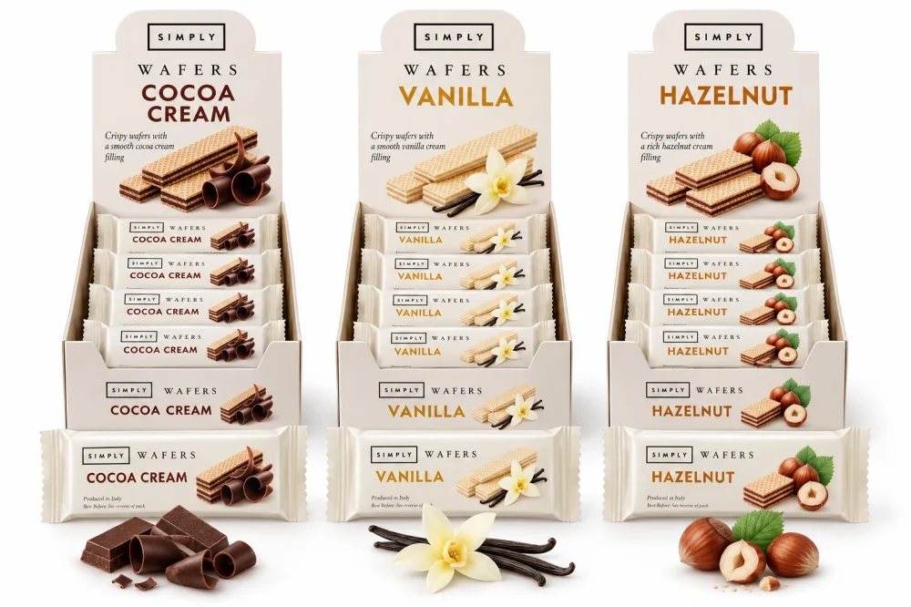 Simply Italian Wafers x 20 - Coffee Supplies